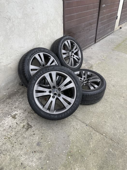 (118)Koła, Felgi 5x112 17” Oryginał Mercedes c klasa itd, GoodYear
