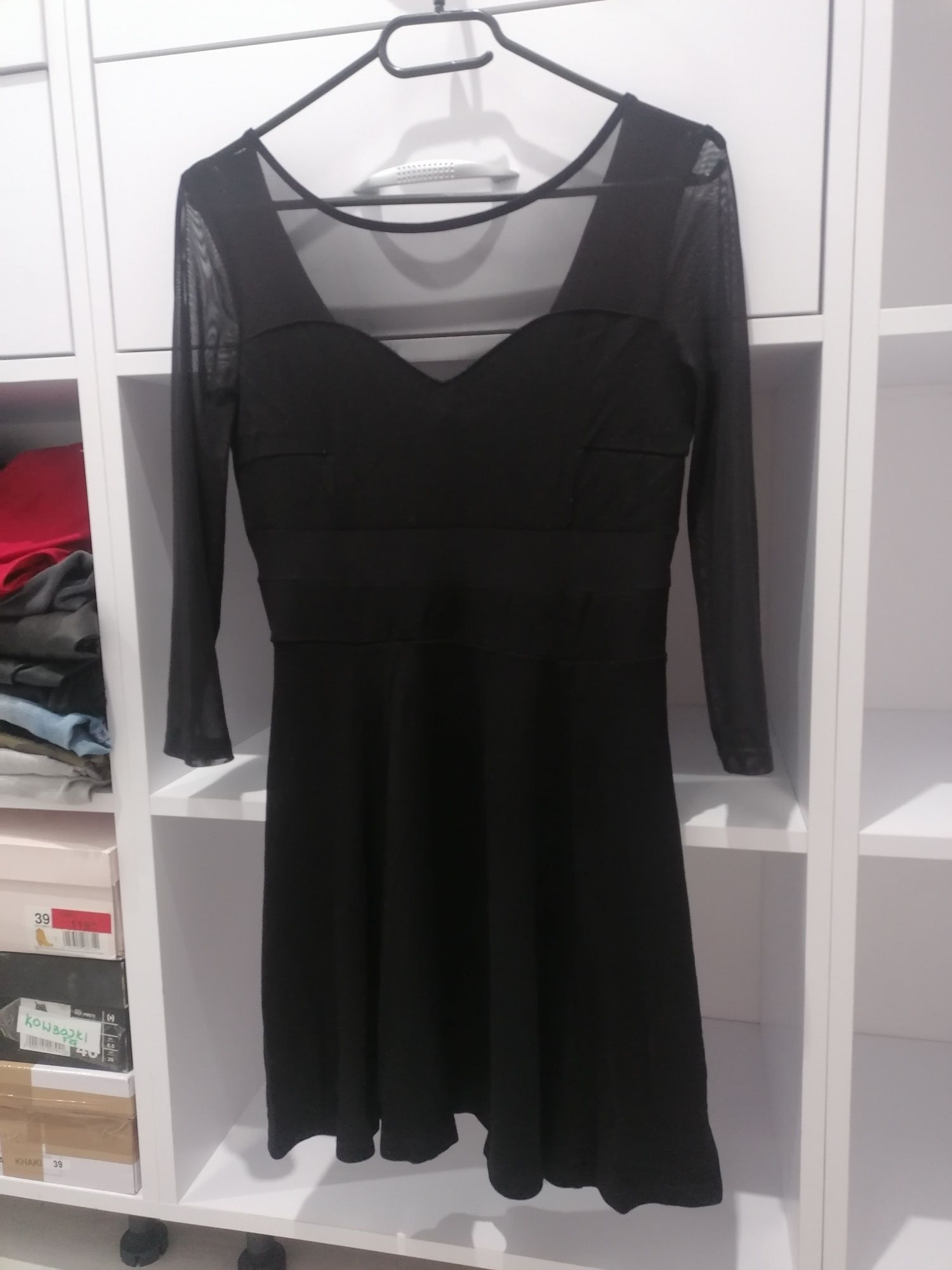Czarna sukienka hm 38