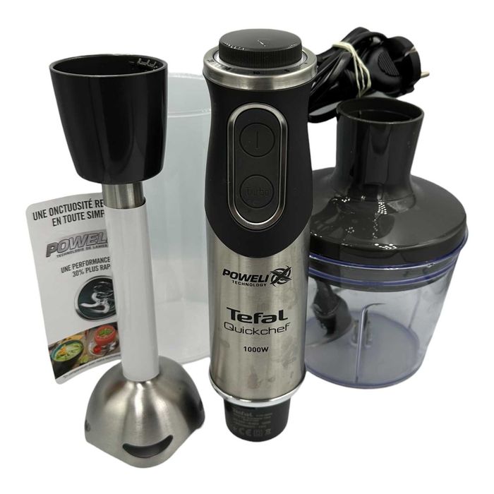 Blender ręczny Tefal QuickChef 2w1 HB659838 czarny