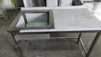 Продам Стіл-мийка з ванною Tehma 1200x600x850 мм нержавіюча сталь