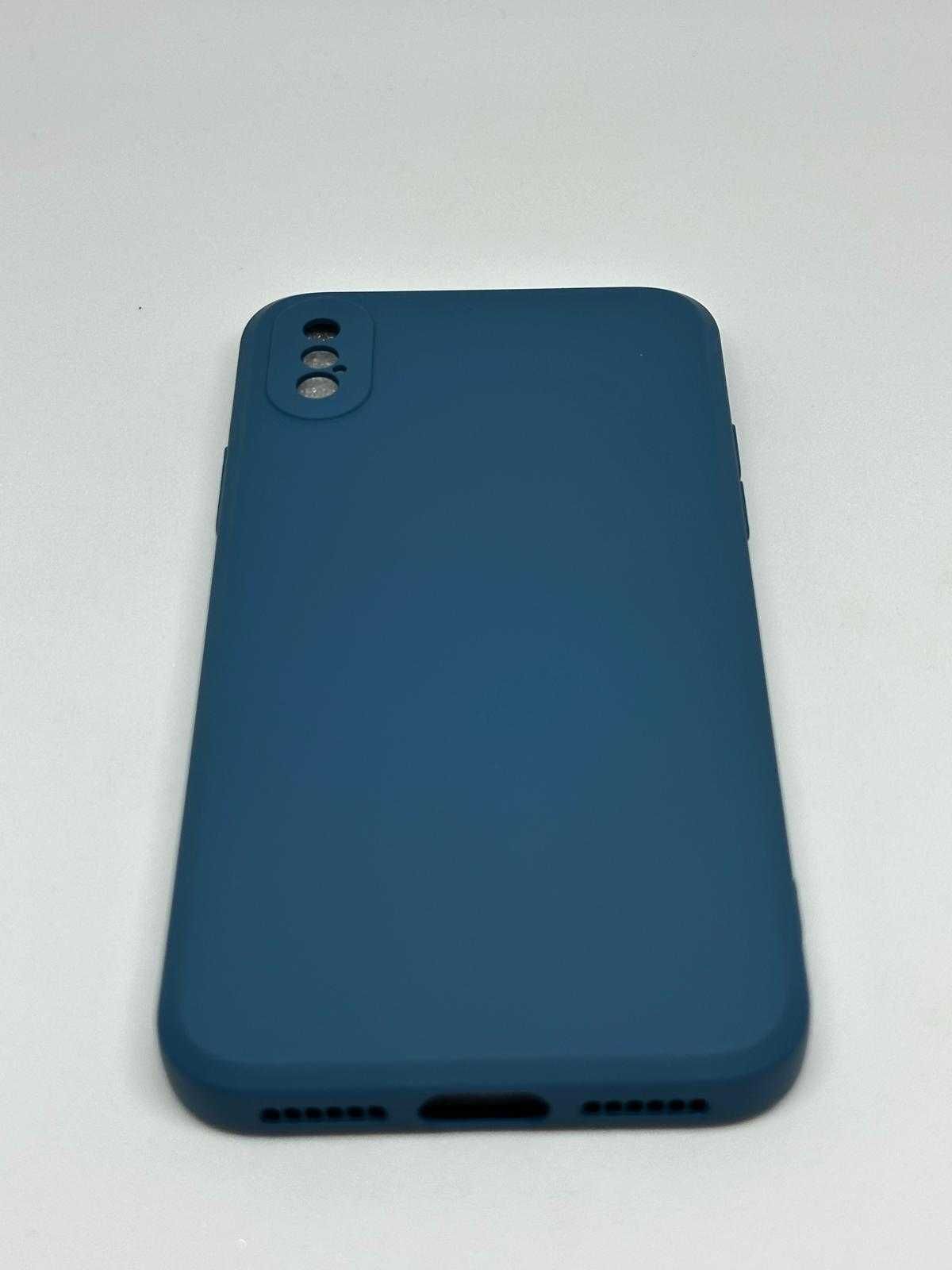Iphone X/XS Etui Case Obudowa Silikonowa GRANATOWA kod 1420