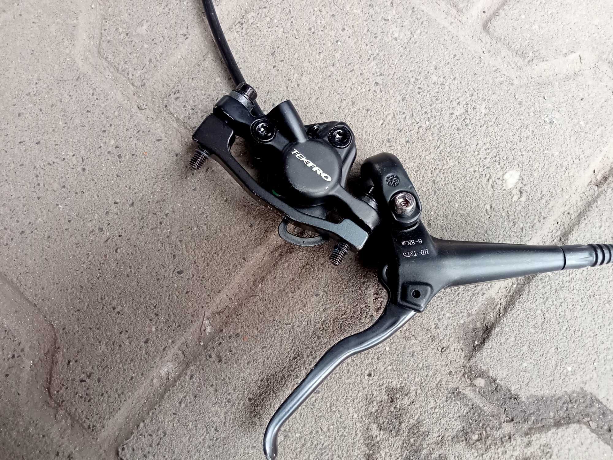 nowy hamulec hydrauliczny przedni tektro hd-t275 plus adapter