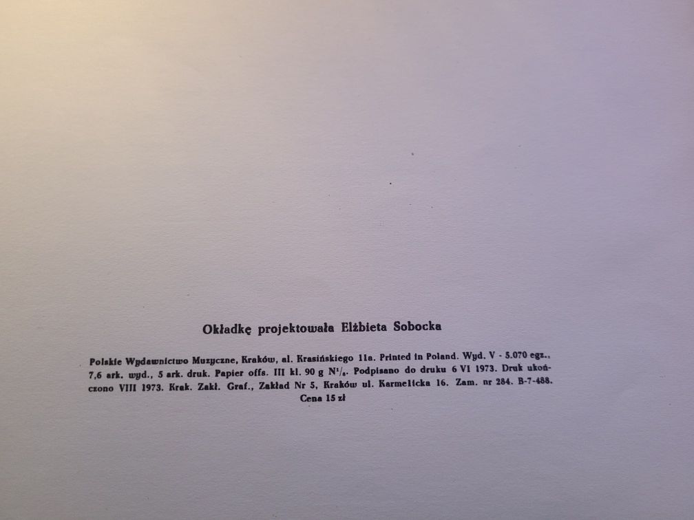 Nuty D.Kabalewski Utwory wybrane z op.27 na fortepian 1973 PWM