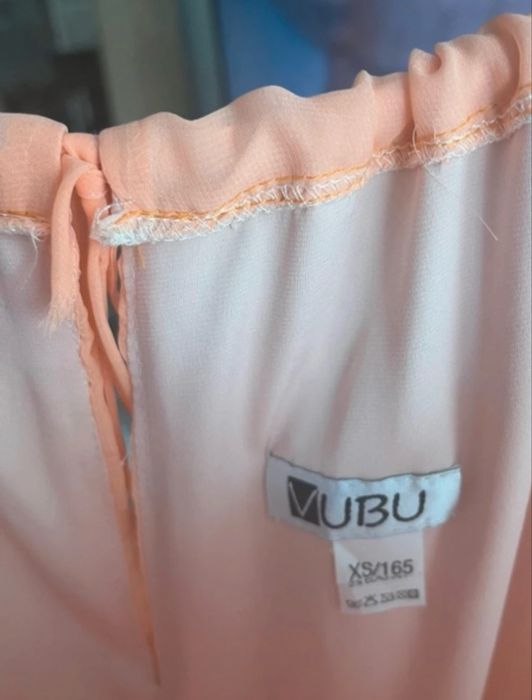 Sukienka letnia candy neon pomarańcz ramiączka zwiewna lekka