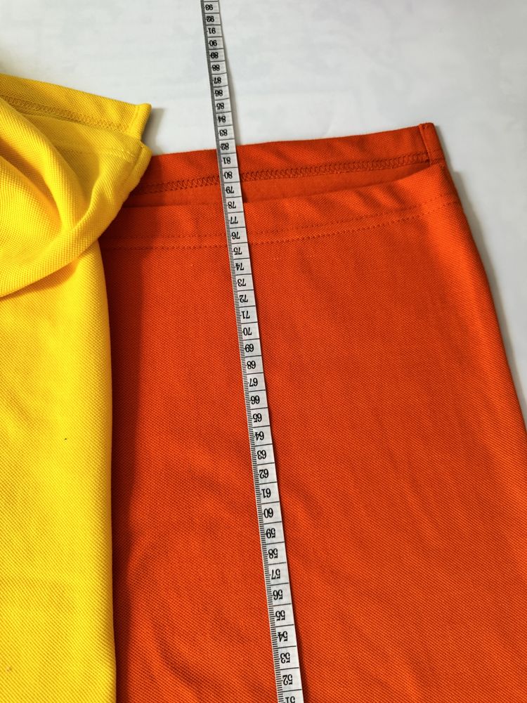 Nowe meskie koszulki polo XXL zolta pomaranczowa mezczyzna