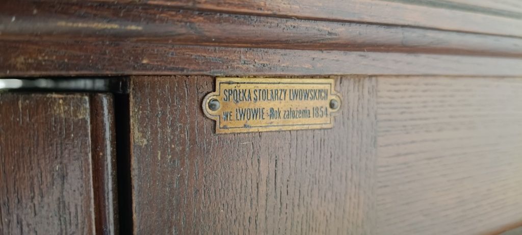 stara szafa art deco drewniana lata 30–te Lwów