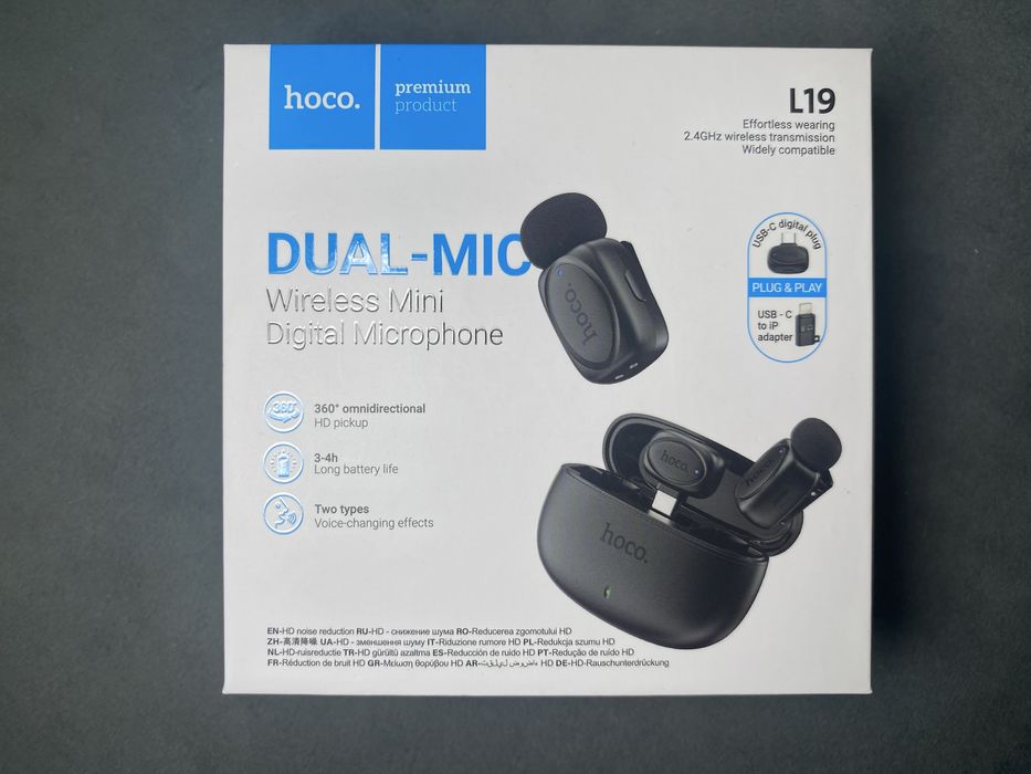 Беспроводной петличный микрофон Hoco L19 Graceful