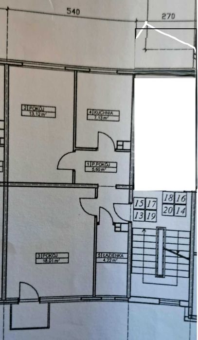 Sprzedam mieszkanie 48m2 po remoncie 1 piętro ul. Pileckiego 7