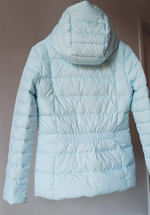 Nike błękitna puchowa kurtka ocieplana