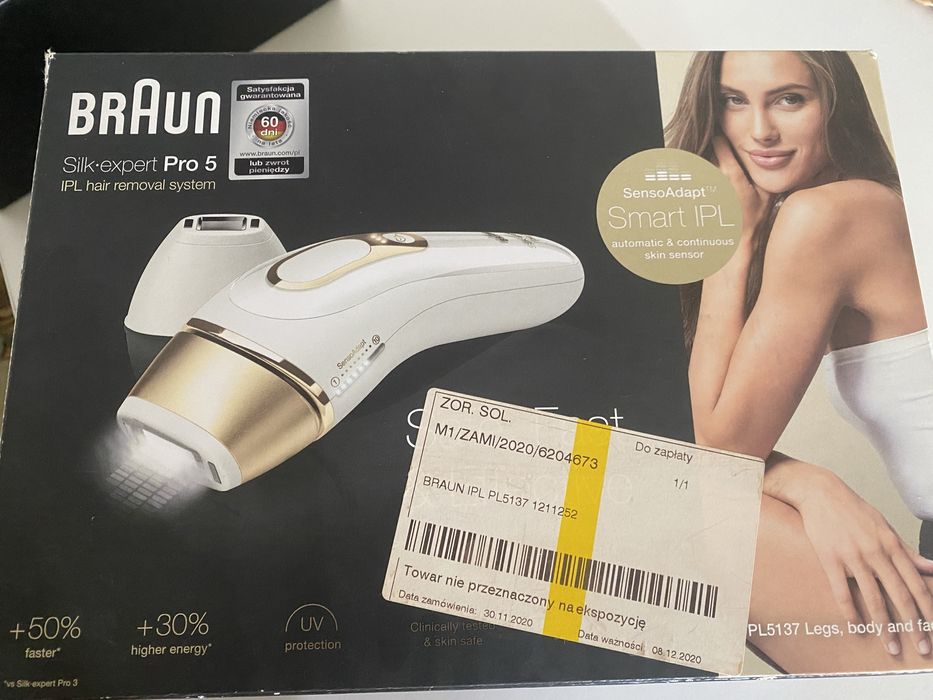 Epilator laserowy laser Braun IPL Silk Ekspert Pro 5