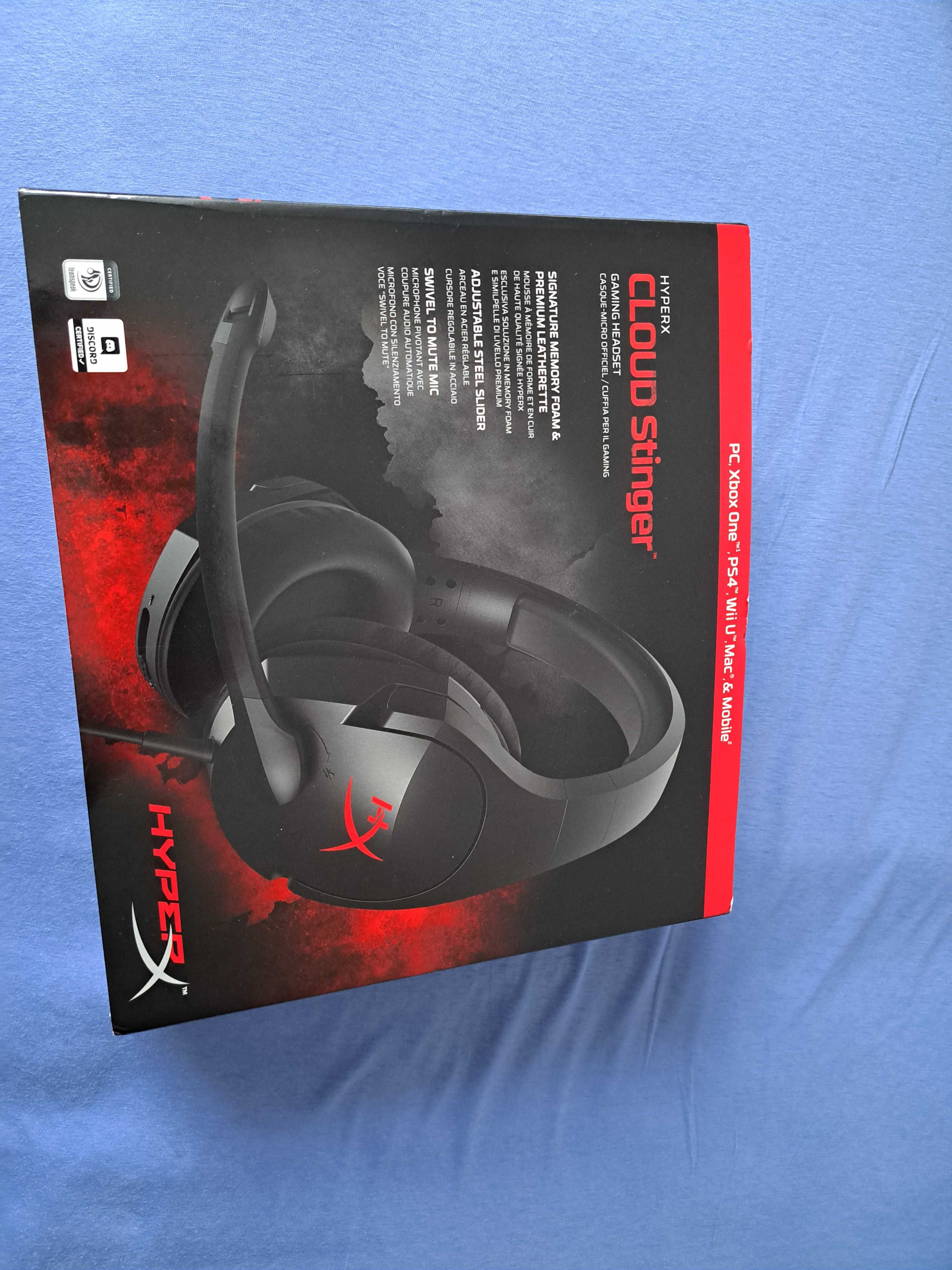 słuchawki HyperX Cloud Stinger Headset Czarne (HX-HSCS-BK/EM)