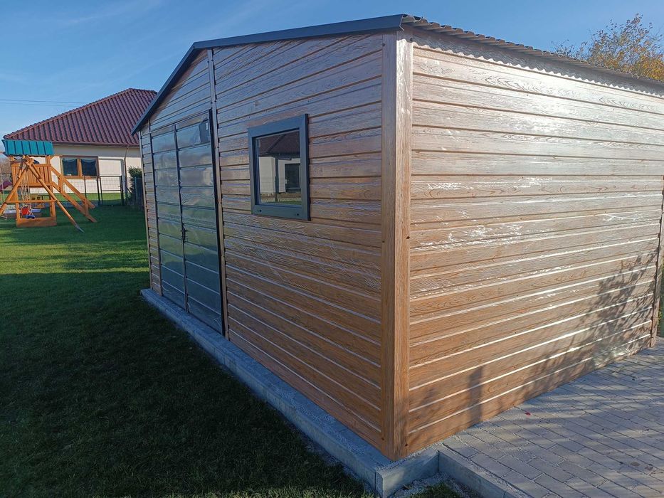 Garaż Blaszany do ogrodu-Wiata - Blaszak - Garaże Blaszane - Maj-Blach