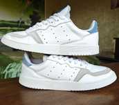 Adidas Originals Supercourt "Cloud White Blue" 44.5 размер, 28.5 см