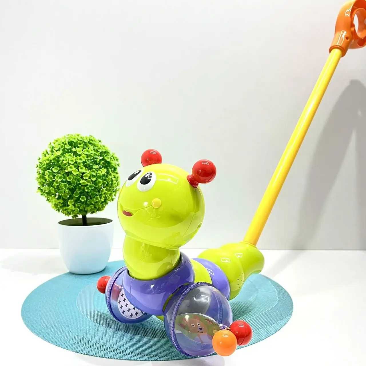 Каталка на палиці LIMO TOY Гусениця (686) Роздріб/дроп