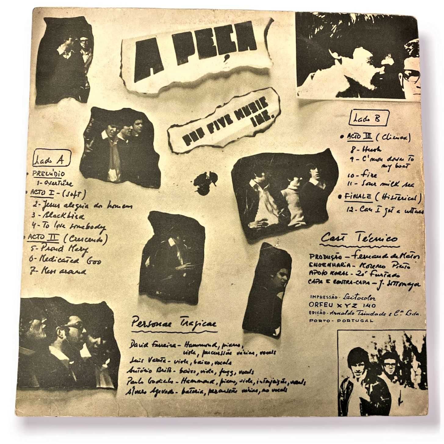 Disco Vinil - LP - Pop Five Music Incorporated A Peça