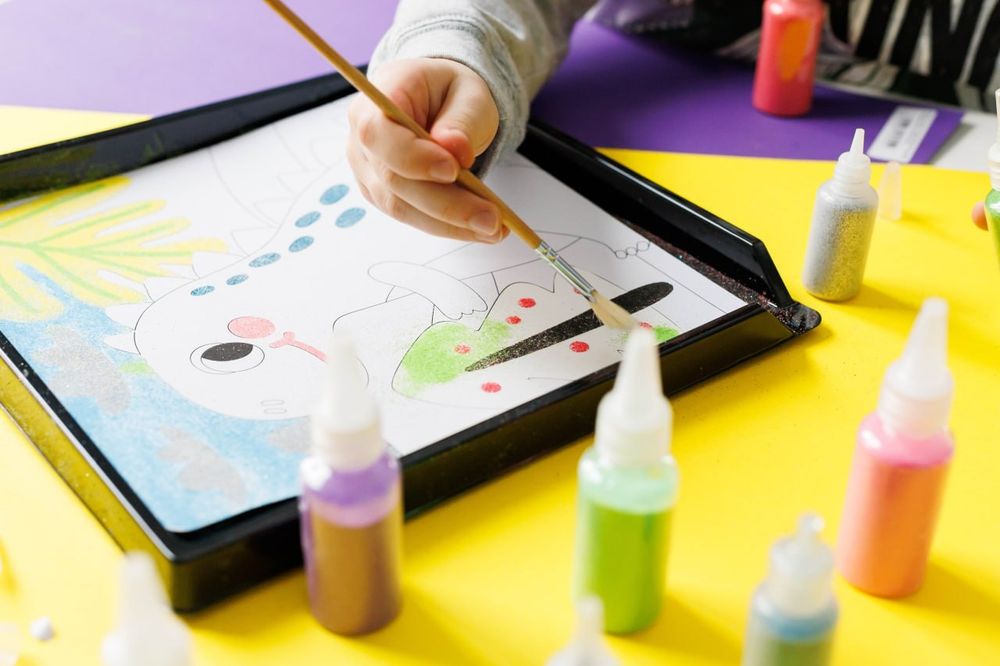 Неймовірний творчий набір малювання піском