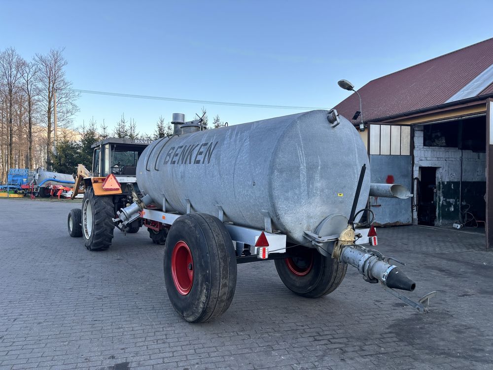 Beczkowóz 7000 litrów  Benken ocynk hydro beczka szambiarka wóz