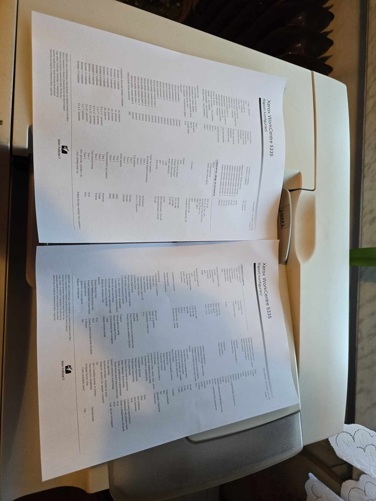 Drukarka Xerox wc5335