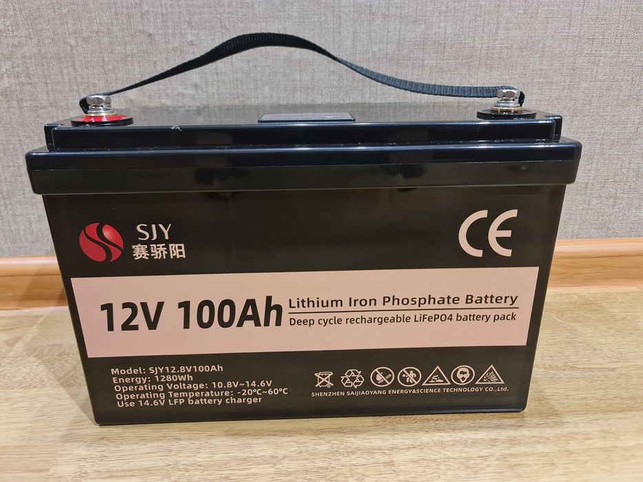 Аккумулятор 100Ah 12v LiFePo4 SJY