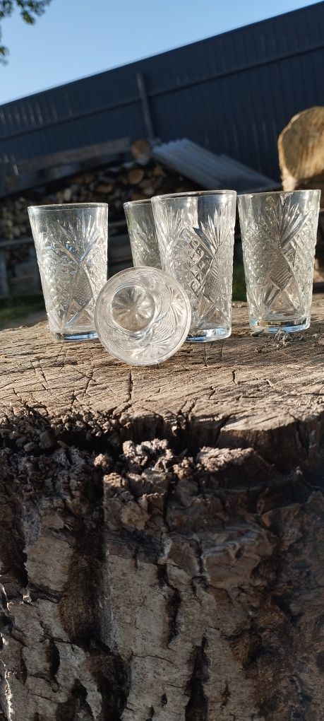 Кришталь посуд СССР бокали фужери стопки склянки