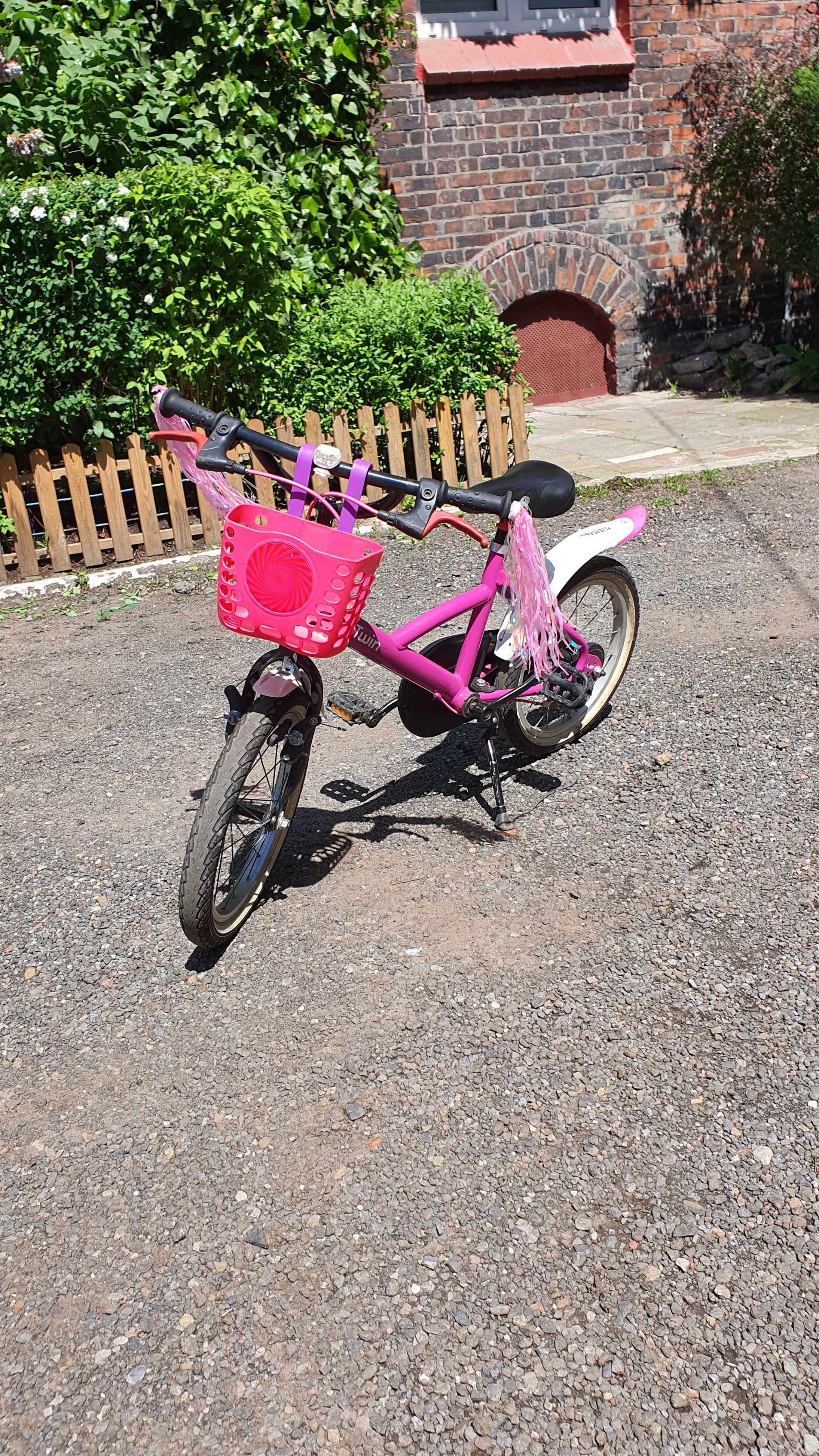 Rower B-TWIN 16" dla dziewczynki
