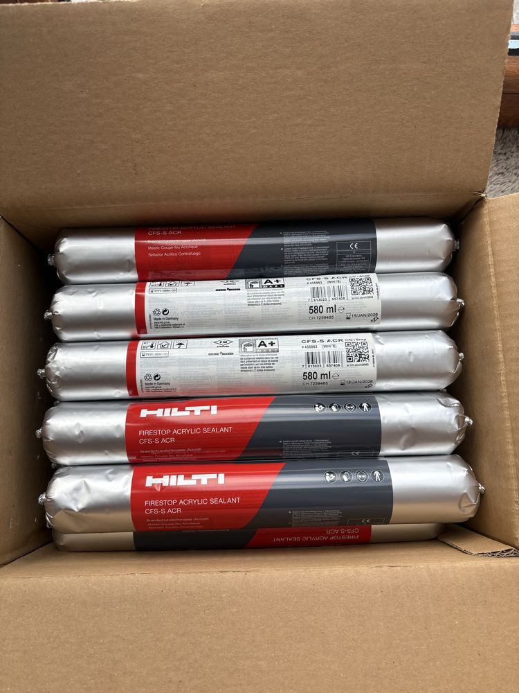 Ogniochronna akrylowa masa uszczelniająca CFS-S ACR Hilti