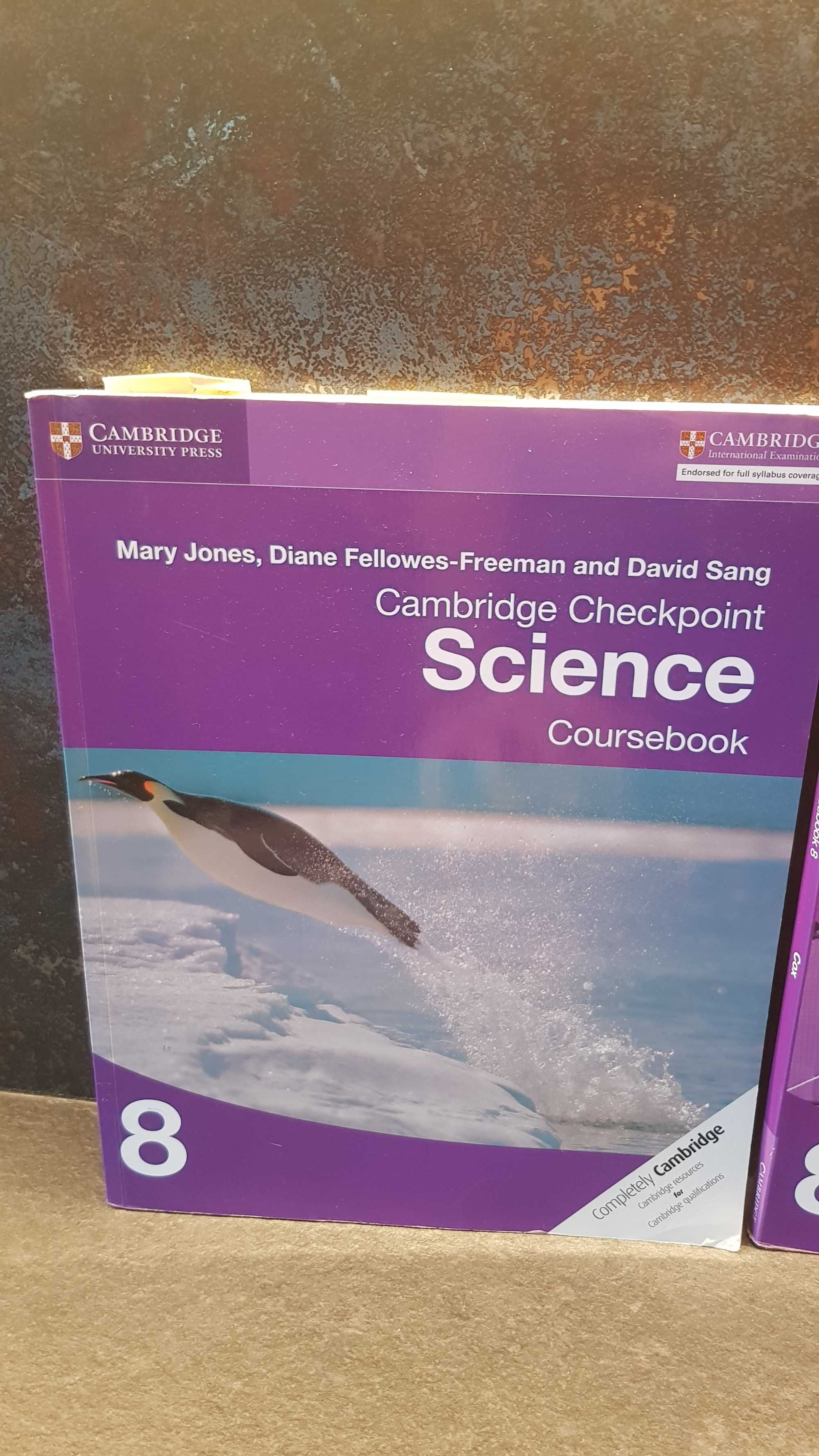 Cambridge Checkpoint 8 english science coursebook workbook