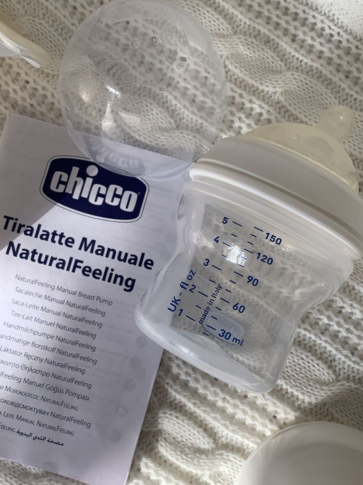 Молоковідсмоктувач Chicco ручний 2 в 1 Natural Feeling&Well-Being