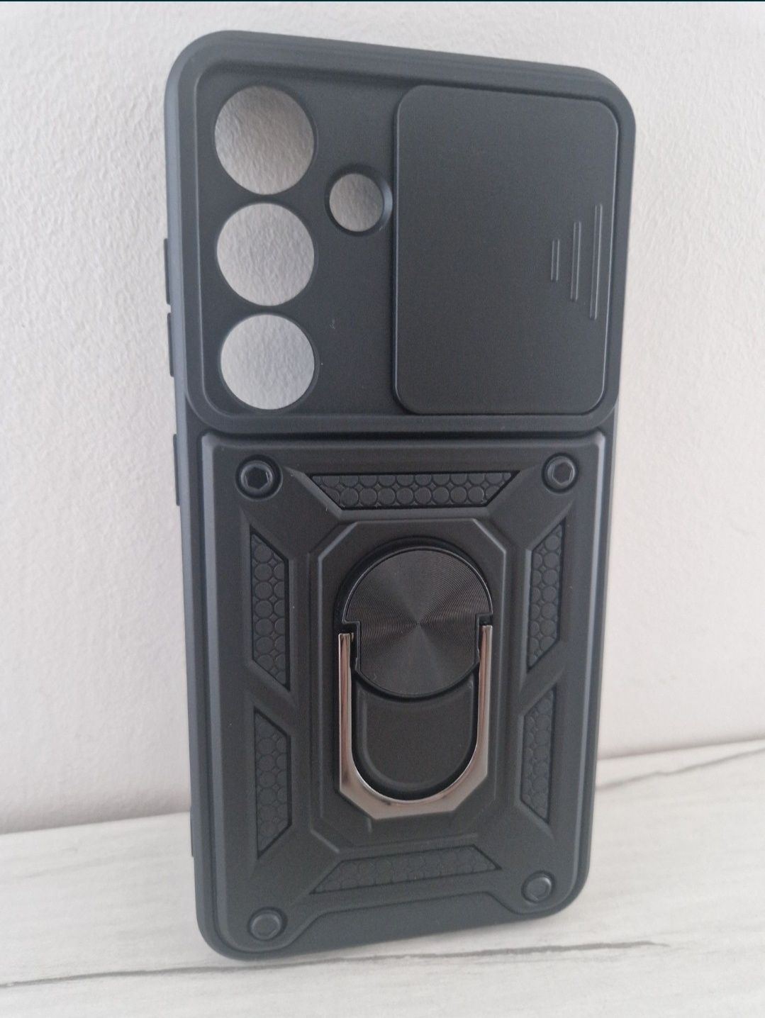 Slide Camera Armor Case do Samsung Galaxy S25 Czarny