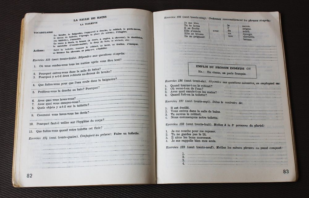 Cahier de vocabulaire et d'exercices de français