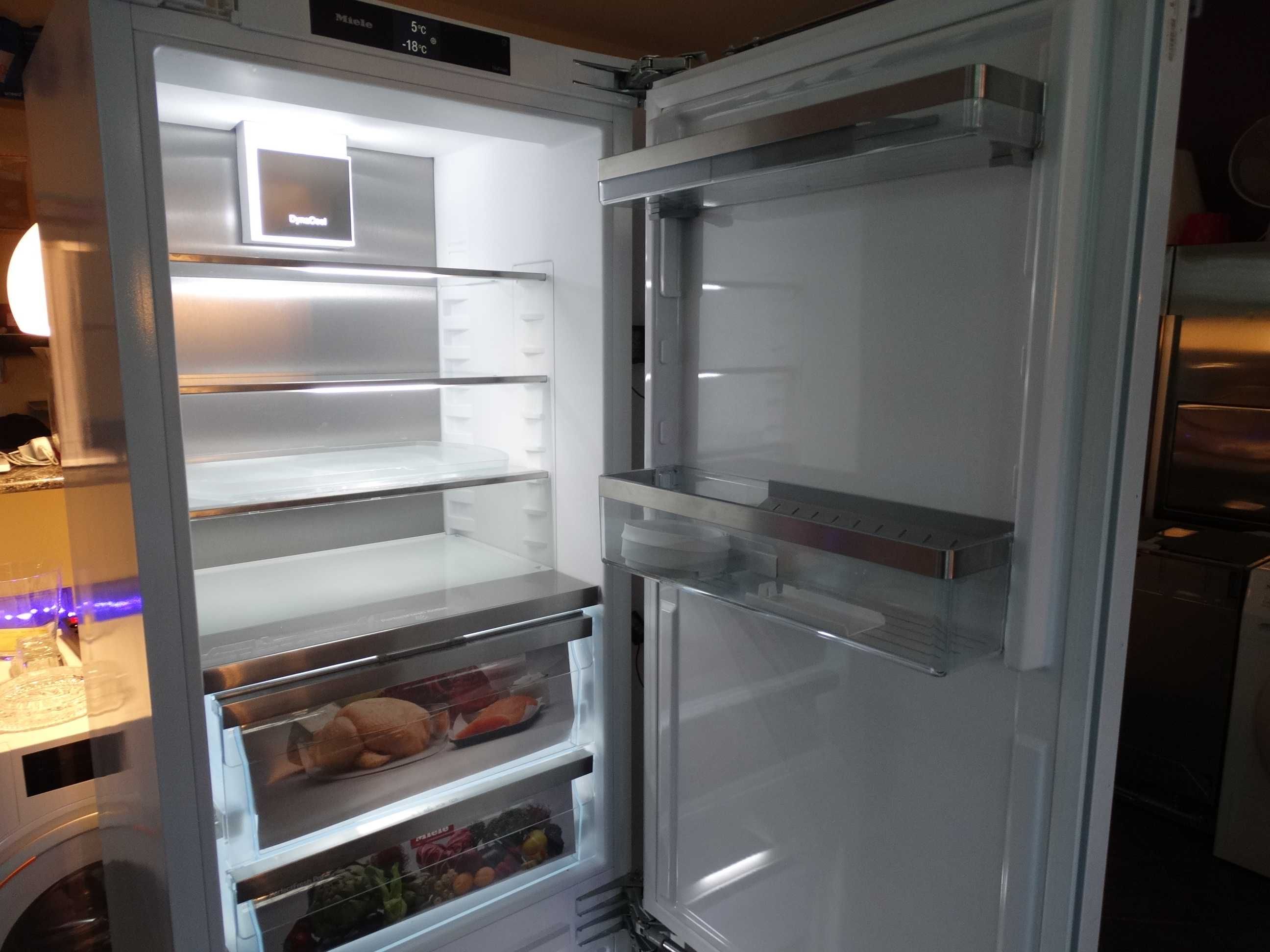 Chłodziarko-zamrażarka do zabud. Miele KFN 7795D z kostkarką 1 rok gw