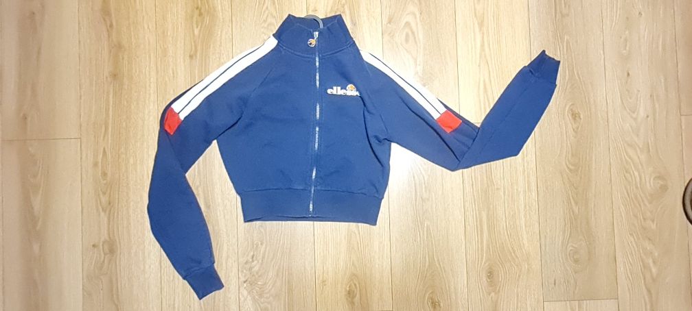 Bluza sportowa na zamek bomberka granatowa XS Ellesse