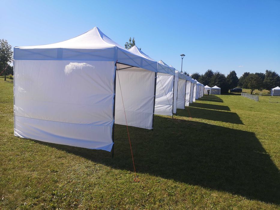 Wynajmę białe namioty ekspresowe 3x3 i 3x6