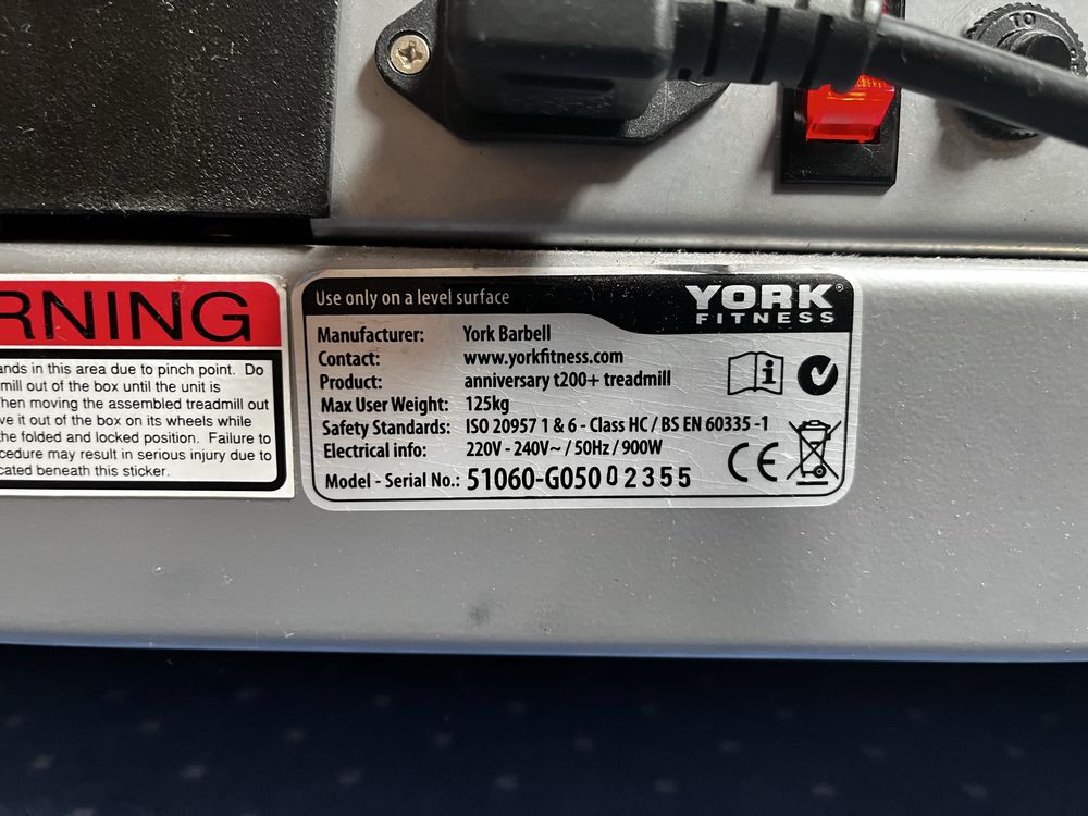 Bieżnia York T200+ aniversary