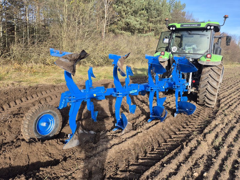 Pług 4 skibowy Obrotowy Overum Na Hydraulice!! Okazja!! Pięknie orze!!