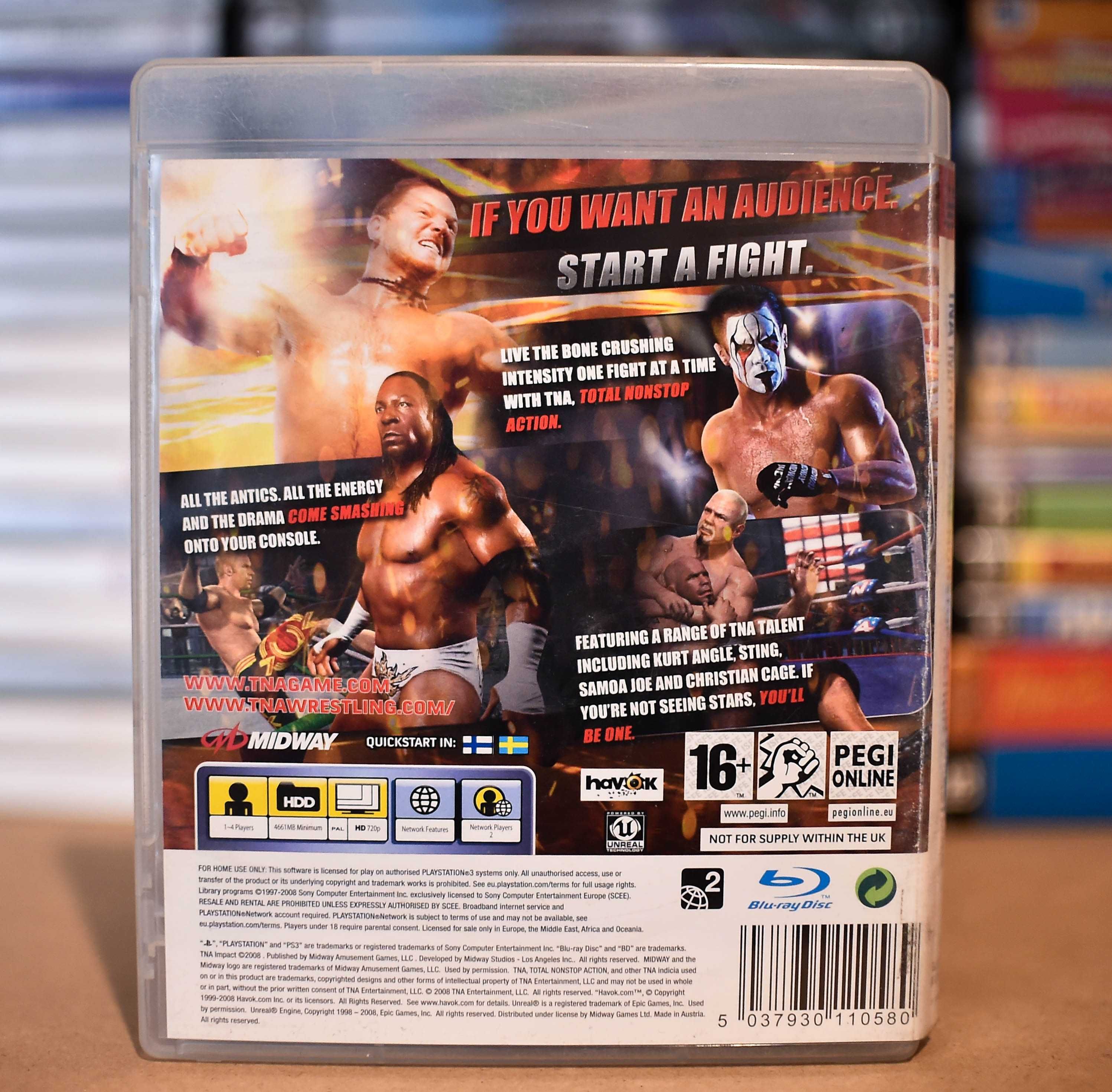 (PS3) Tna Impact! Total Nonstop Action Wrestling