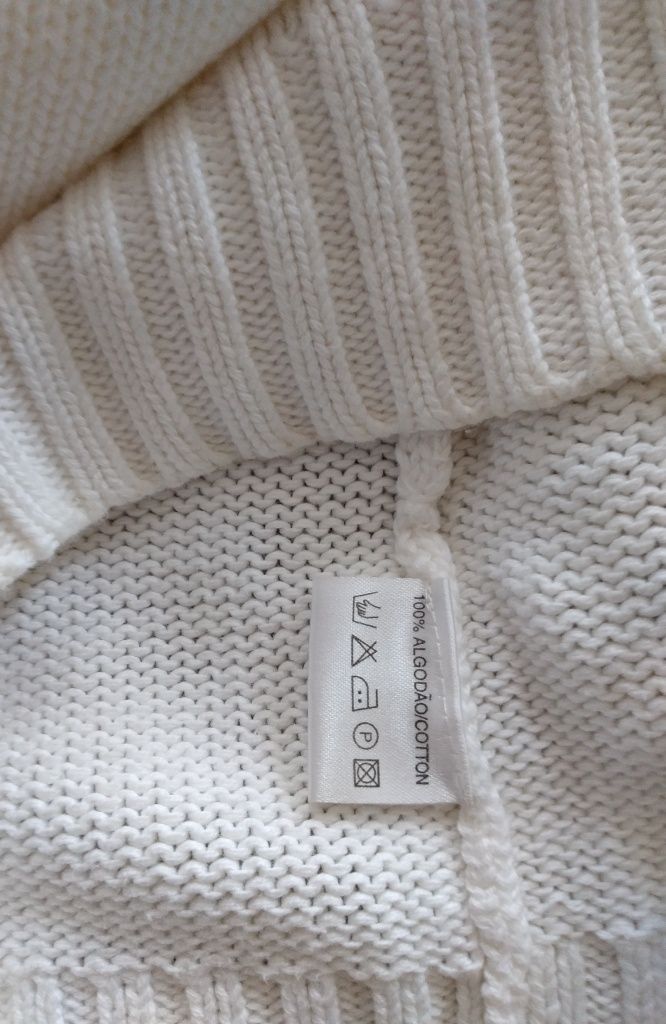 Camisola de fio de algodão, tamanho XL