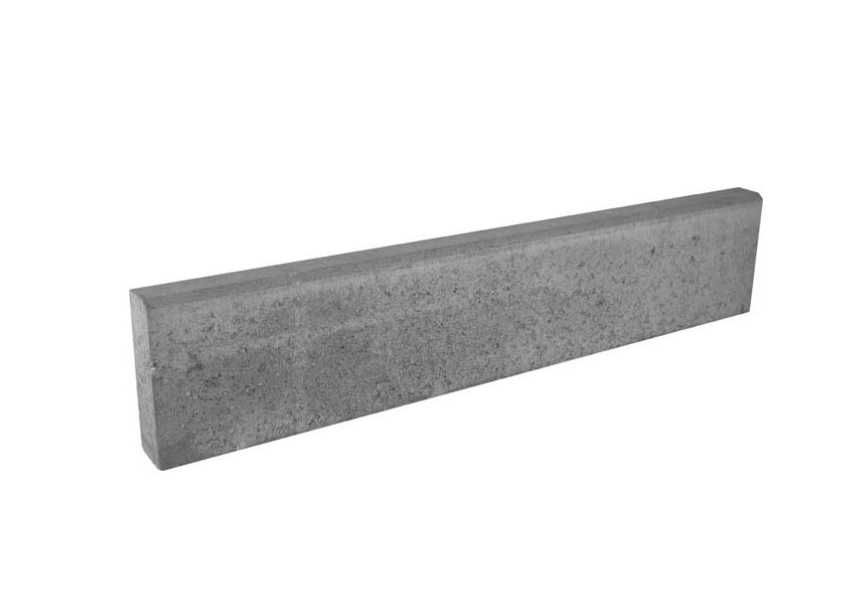 obrzeże szare 6 cm x 20 cm x 100cm, kraweżnik betonowy, palisada