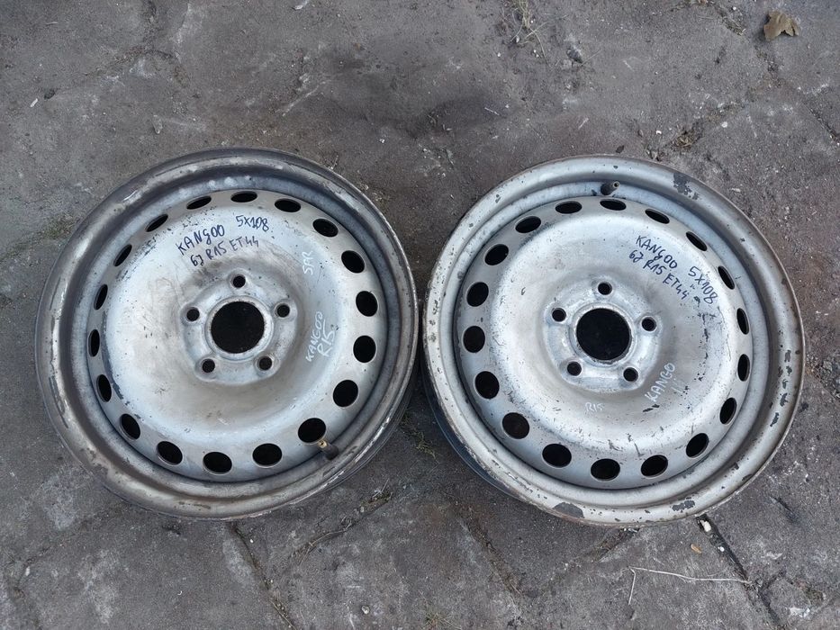 RENAULT KANGOO FELGA STALOWA R15 6J ET44 5X108 PROSTA !