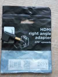 Перехідник HDMI M to HDMI F кутовий