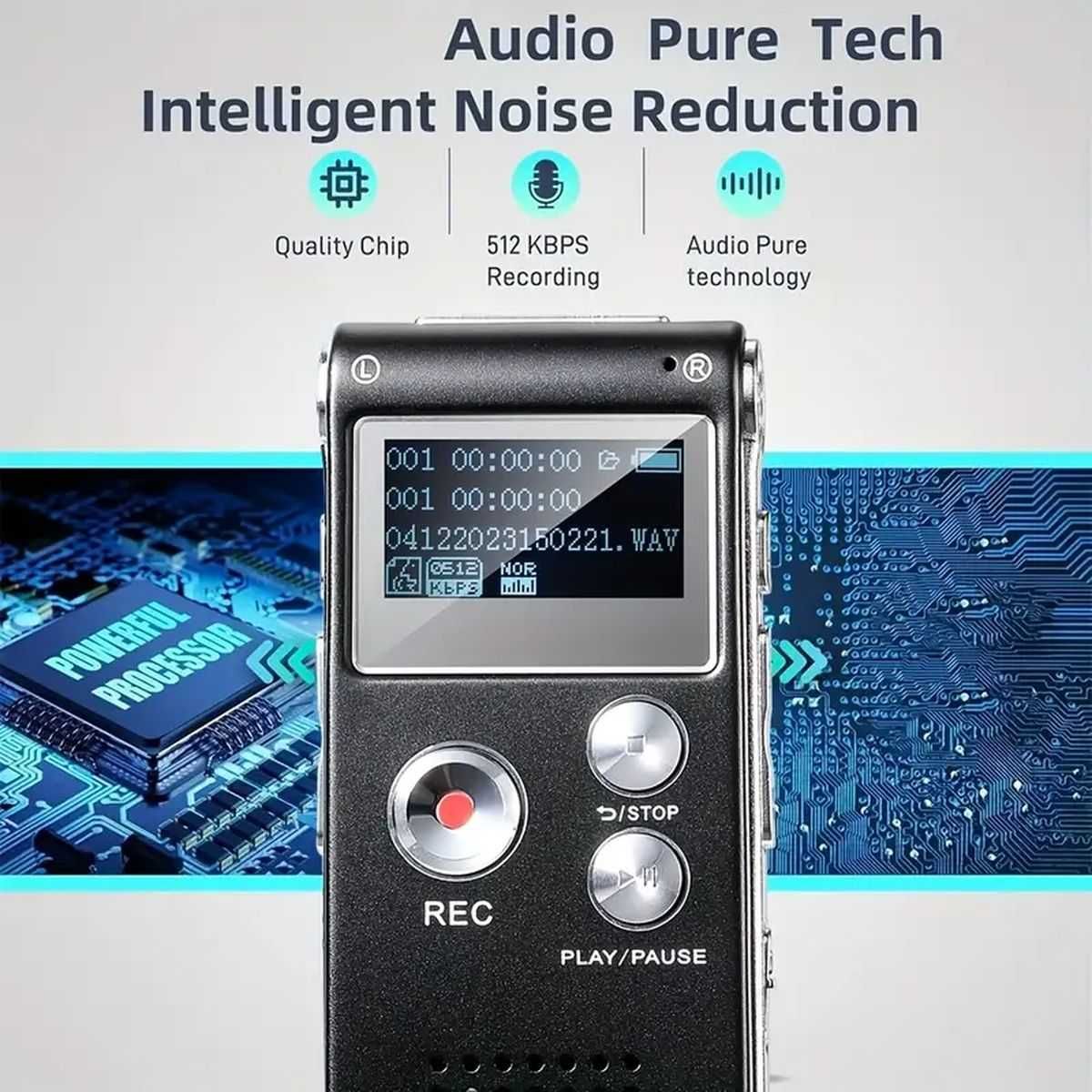 Mini odtwarzacz MP3 + Dyktafon