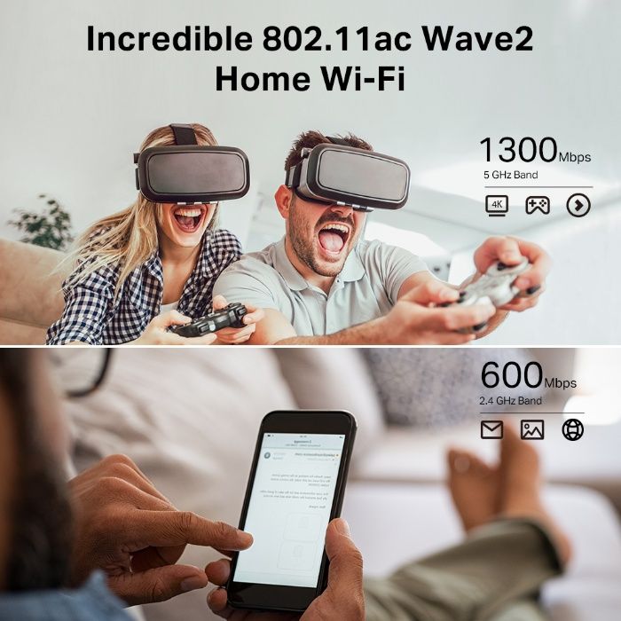 Новый Mesh Гигабитный 5 ГГц Wi-Fi Роутер Tp-Link Archer C80 ac1900