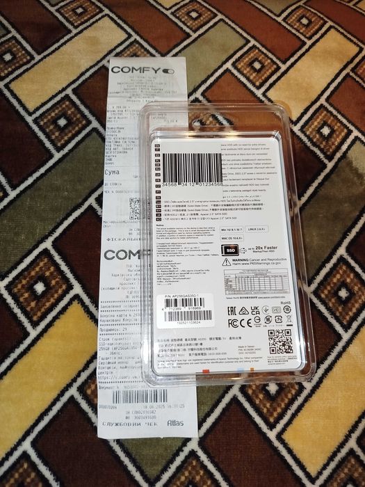 SSD-накопичувач внутрішній Apacer 2.5'' 256GB