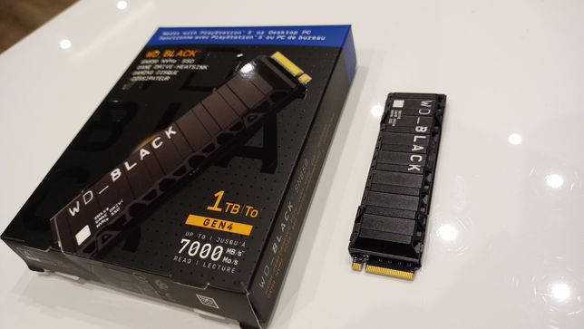 Dysk SSD NVMe M.2 pcie 4.0 WD Black sn850 heatsink 1tb