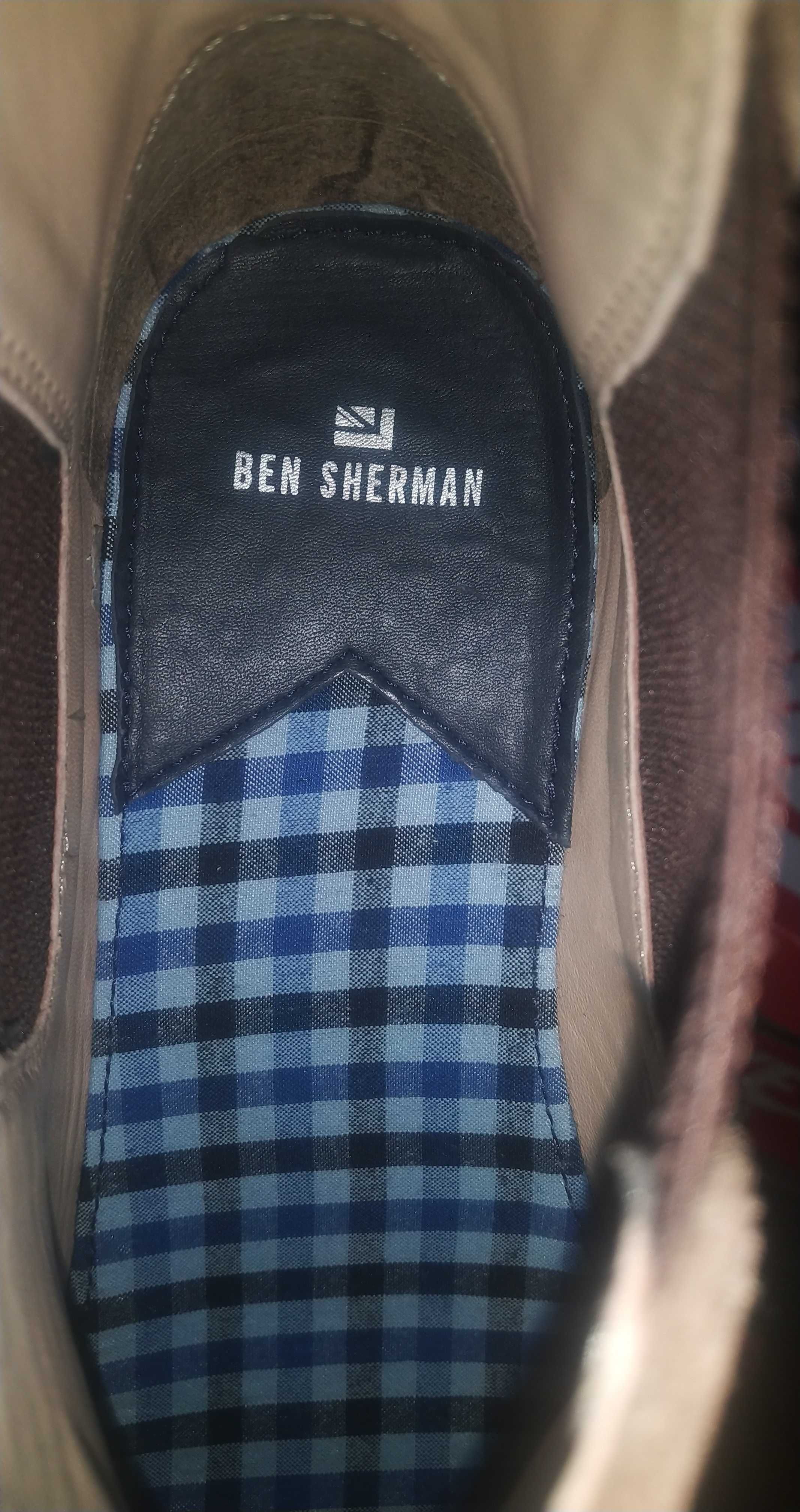 Ben Sherman р.45 замшевые ботинки