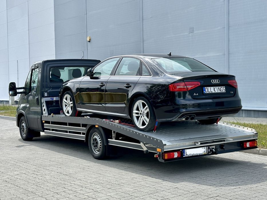 AUTOLAWETA Iveco Daily transport pojazdów wynajem Pomoc drogowa