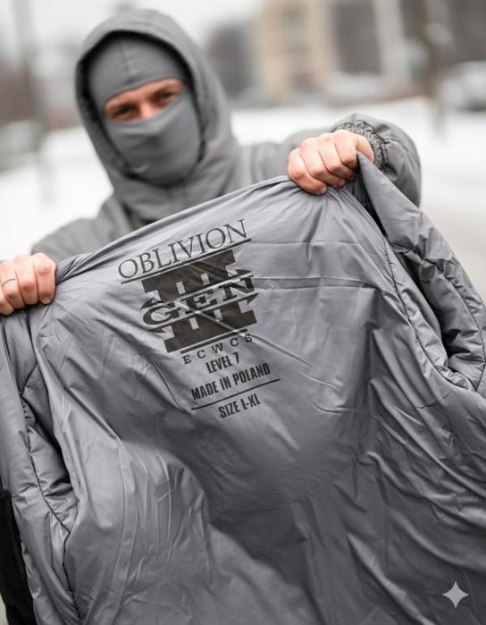 Польський костюс Рівень7 Сірий / зимовий костюм OBLIVION 7 рівнів