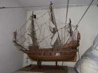 Statek Galeon Żeglowiec łódka Model recznie robiony duży Fregata