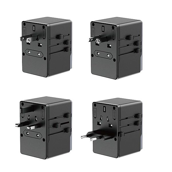 Adapter podróżny Dudao A65Pro 65W EU / US / JP / AUS / UK 2x USB-C 2x