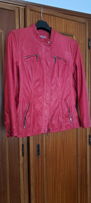 Blusão de senhora, vermelho - BAIXA DE PREÇO